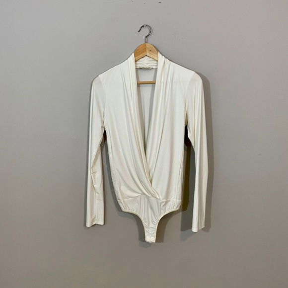 Arden B Tops - Arden B. Cream Bodysuit